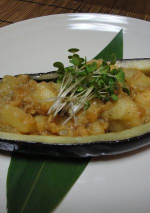 米茄子で♪にんにく味噌和え-レシピのメイン写真