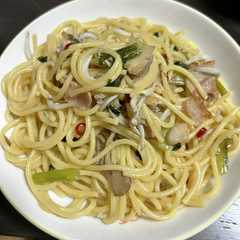小松菜ときのことしらすの和風パスタ-レシピのメイン写真