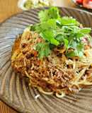 本格的！まあさんのミートソースパスタ。