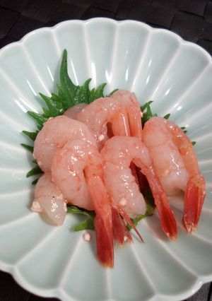 甘えびの塩麹さん和え-レシピのメイン写真