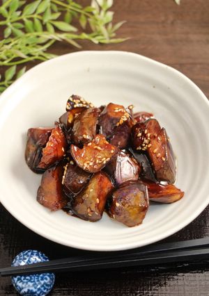 簡単！茄子みそ　八丁味噌風味-レシピのメイン写真