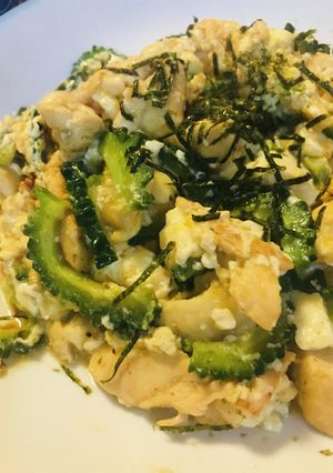 鶏肉とゴーヤーの豆腐&玉子チャンプルー-レシピのメイン写真