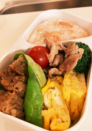 女子高生お弁当★5/22 ハンバーグ-レシピのメイン写真