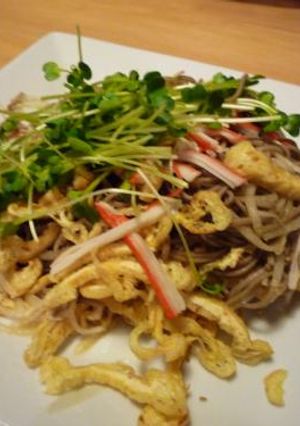 タレが自慢の♪そばサラダ-レシピのメイン写真