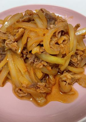 豚肉と玉ねぎのポークチャップ風-レシピのメイン写真