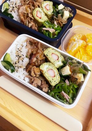 20240523娘ちゃん息子っちのお弁当-レシピのメイン写真