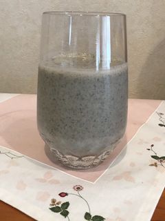 黒ごまきな粉バナナ豆乳スムージー-レシピのメイン写真