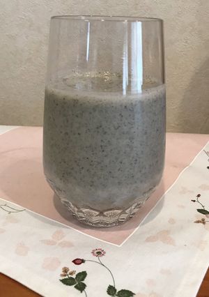 黒ごまきな粉バナナ豆乳スムージー-レシピのメイン写真