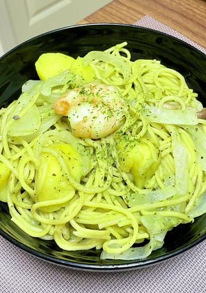 エビとじゃがいものジェノベーゼ♪5/23-レシピのメイン写真