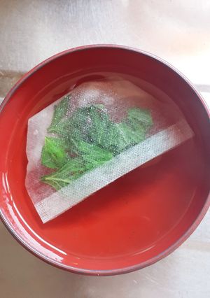 簡単★収穫したヨモギで「ヨモギ茶」-レシピのメイン写真