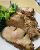 鷄ムネ肉スタミナ漬け＊ニンニクたまり醤油
