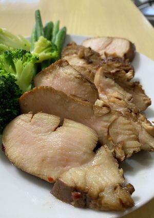 鷄ムネ肉スタミナ漬け＊ニンニクたまり醤油-レシピのメイン写真