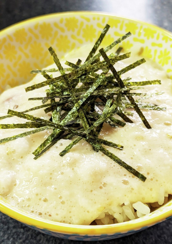 5分で作れる！夏にぴったり梅とろろごはん-レシピのメイン写真