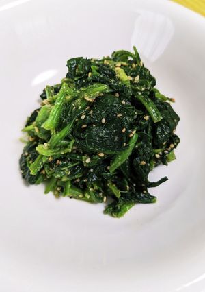 ほうれん草の胡麻和え-レシピのメイン写真