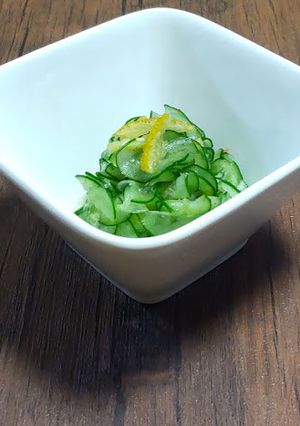 きゅうりのダシ和えサラダ柚子風味-レシピのメイン写真