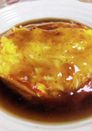 簡単、ポン酢あんで天津丼-レシピのメイン写真