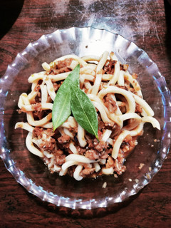 トマト&きのこバターぶっかけ洋風うどん-レシピのメイン写真