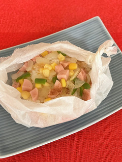 レンジで簡単ピラフ-レシピのメイン写真