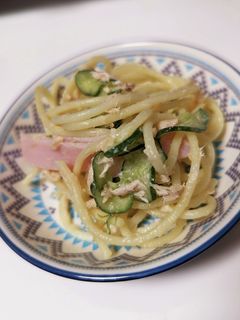 白だしであっさり和風なスパサラ❣-レシピのメイン写真