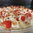 プチトマトとシラスの豆腐グラタン