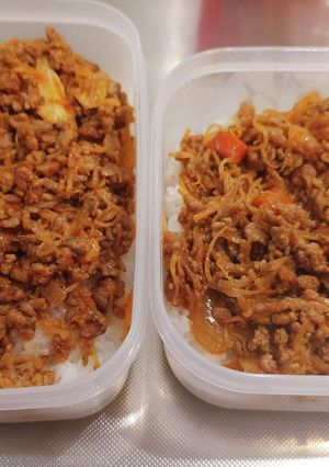 手抜きビビンバ丼-レシピのメイン写真