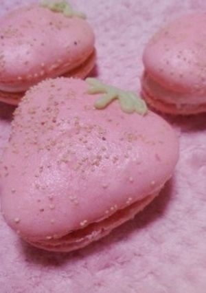 ☆そのまんまいちごマカロン☆-レシピのメイン写真