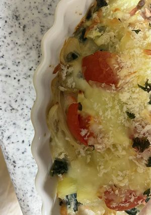 鮭とほうれん草とポテトのグラタン-レシピのメイン写真