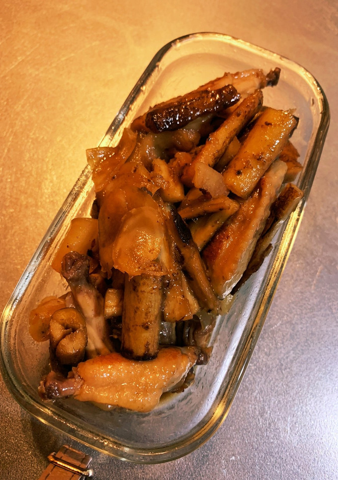 ガリ消費。手羽先と牛蒡の甘酢煮。-レシピのメイン写真