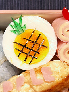 お弁当に♪ゆで玉子deパイナップル-レシピのメイン写真