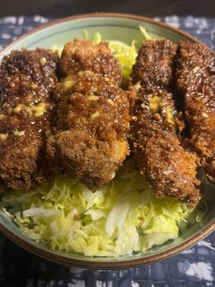 ソースちくわかつ丼-レシピのメイン写真