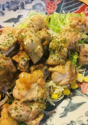 シンプル炒め●鶏もも肉の塩胡椒レモン炒め-レシピのメイン写真