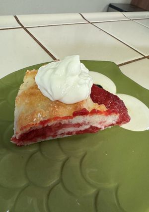 米粉でイチゴのダイエットチーズケーキ-レシピのメイン写真