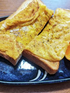 甘じょっぱいたまご焼きトースト❣-レシピのメイン写真