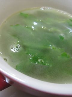 ♪セロリの葉のコンソメスープ♪-レシピのメイン写真