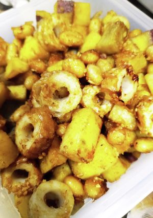 さつまいもと竹輪のコロコロ簡単副菜-レシピのメイン写真