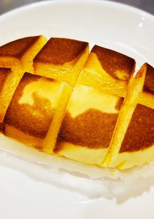 ヤマザキ チーズ蒸しケーキをサクッふわに-レシピのメイン写真