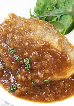 簡単ヘルシー＊豚肉のケチャップソースがけ-レシピのメイン写真