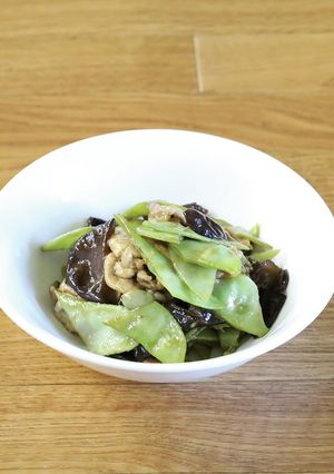 フジマメと豚肉の オイスター炒め-レシピのメイン写真