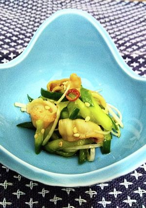 ホタテのミミと野菜の中華和え-レシピのメイン写真