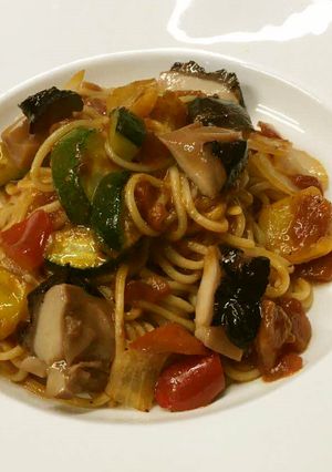 タコと季節野菜のトマトソース-レシピのメイン写真