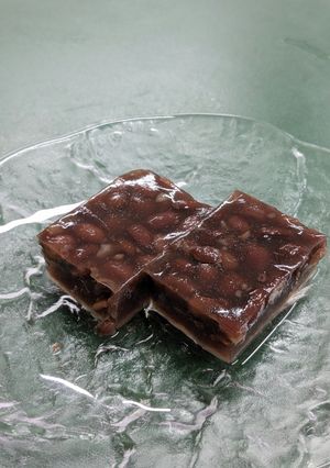 【火を使わない】つぶつぶ水ようかん-レシピのメイン写真