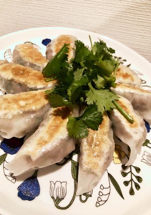 米粉でグルテンフリー・パクチー餃子-レシピのメイン写真