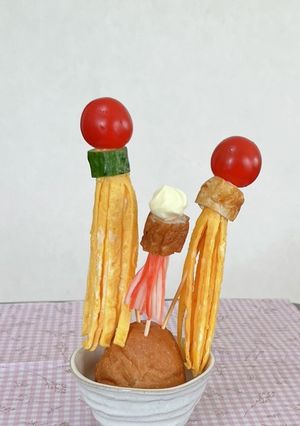 七夕飾り　吹き流し-レシピのメイン写真