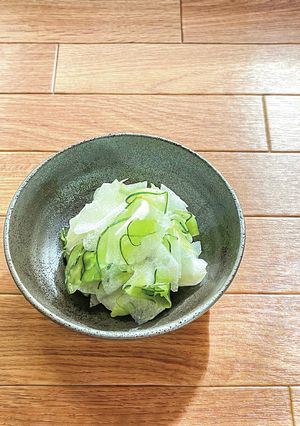 黒うりと梨のサラダ-レシピのメイン写真