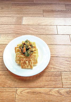 かりかり豆腐の韓国ねぎだれ-レシピのメイン写真