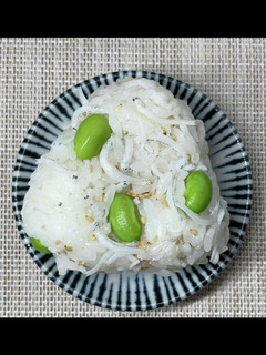 しらす枝豆おにぎり-レシピのメイン写真