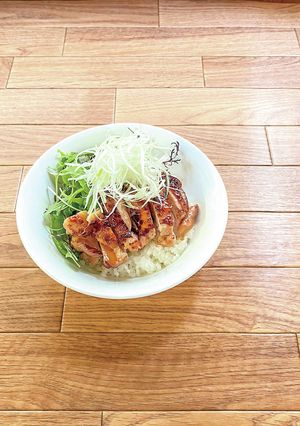 白ねぎテリチキ丼-レシピのメイン写真