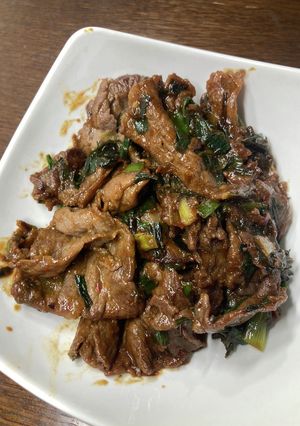 牛肉のニラ味噌炒め-レシピのメイン写真