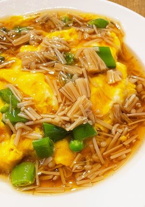 なめたけ餡の天津飯-レシピのメイン写真
