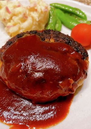 豚肉と新玉ねぎのハンバーグ-レシピのメイン写真